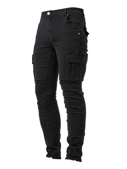 Pantalon Cargo Homme Noir Foncé