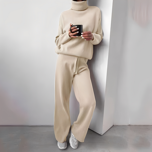 Maillot de Détente Douillet pour Femme - Tenue Deux Pièces Confortable et Chic - LuxeStyle