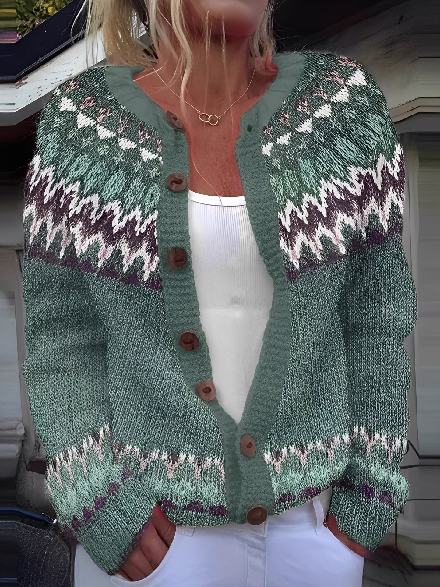 Cardigan Femme Élégant en Maille Douce