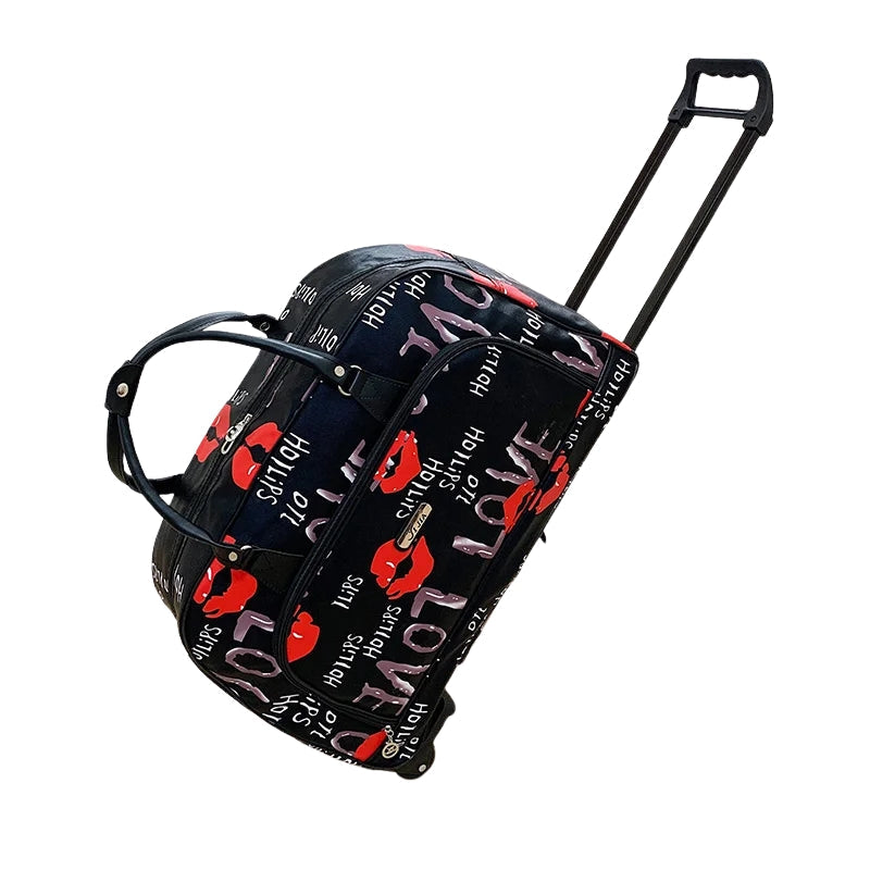 Sac de Voyage Élégant avec Roulettes et Grande Capacité - LuxeStyle