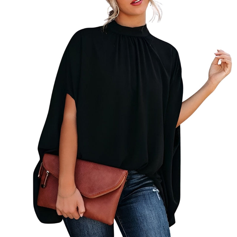 Blouse Femme Chic à Manches Bouffantes