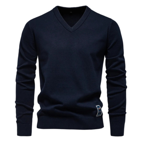 Pull Homme Col V Élégant et Chaud