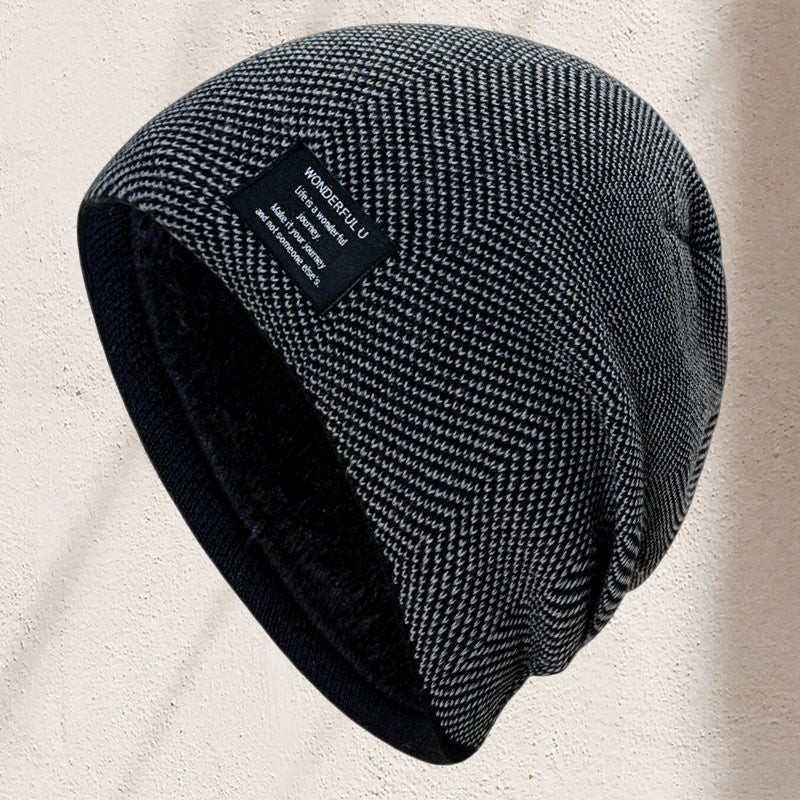 Bonnet Tricoté Douillet Hiver pour Adulte