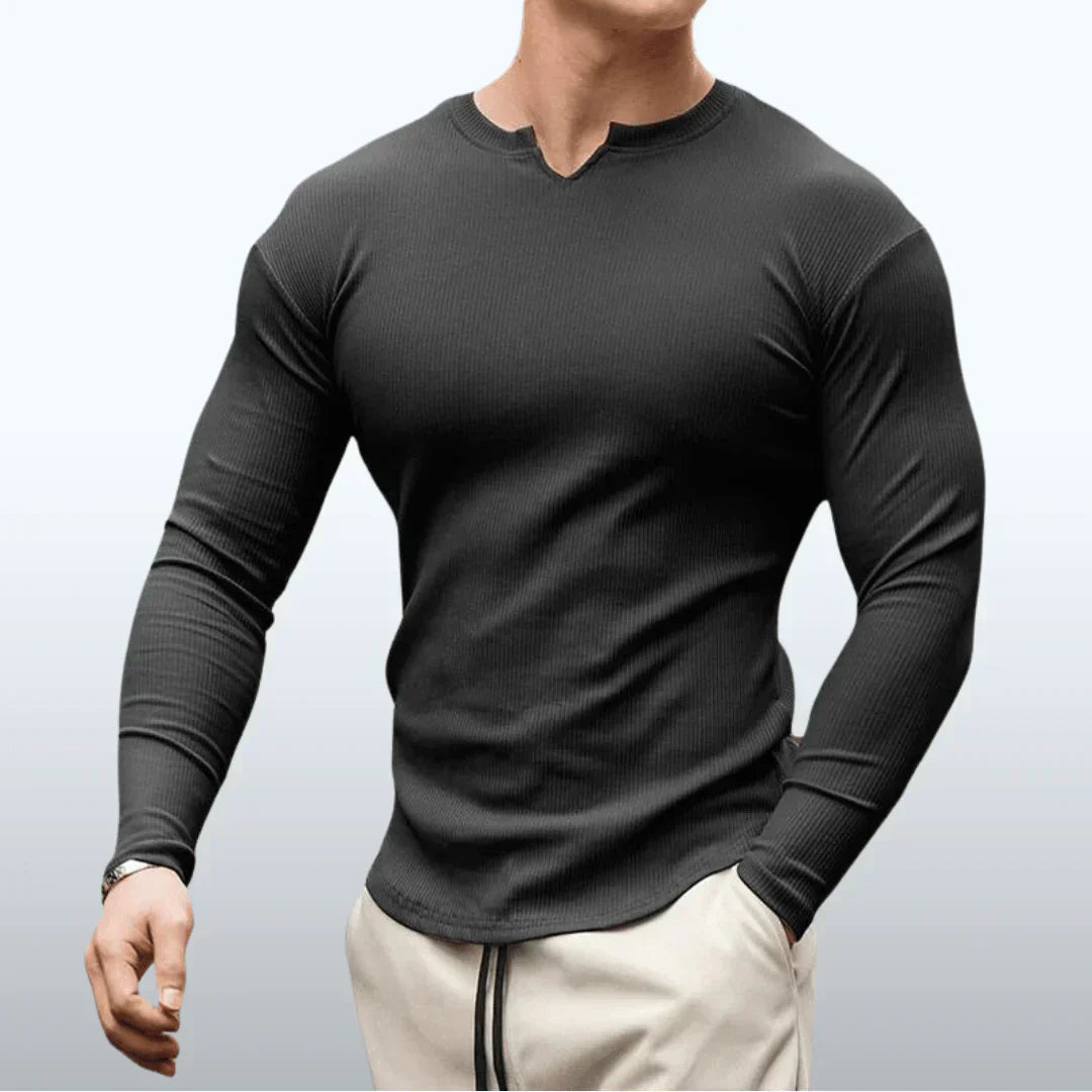 Chemise Homme Manches Longues Élégante Quotidienne