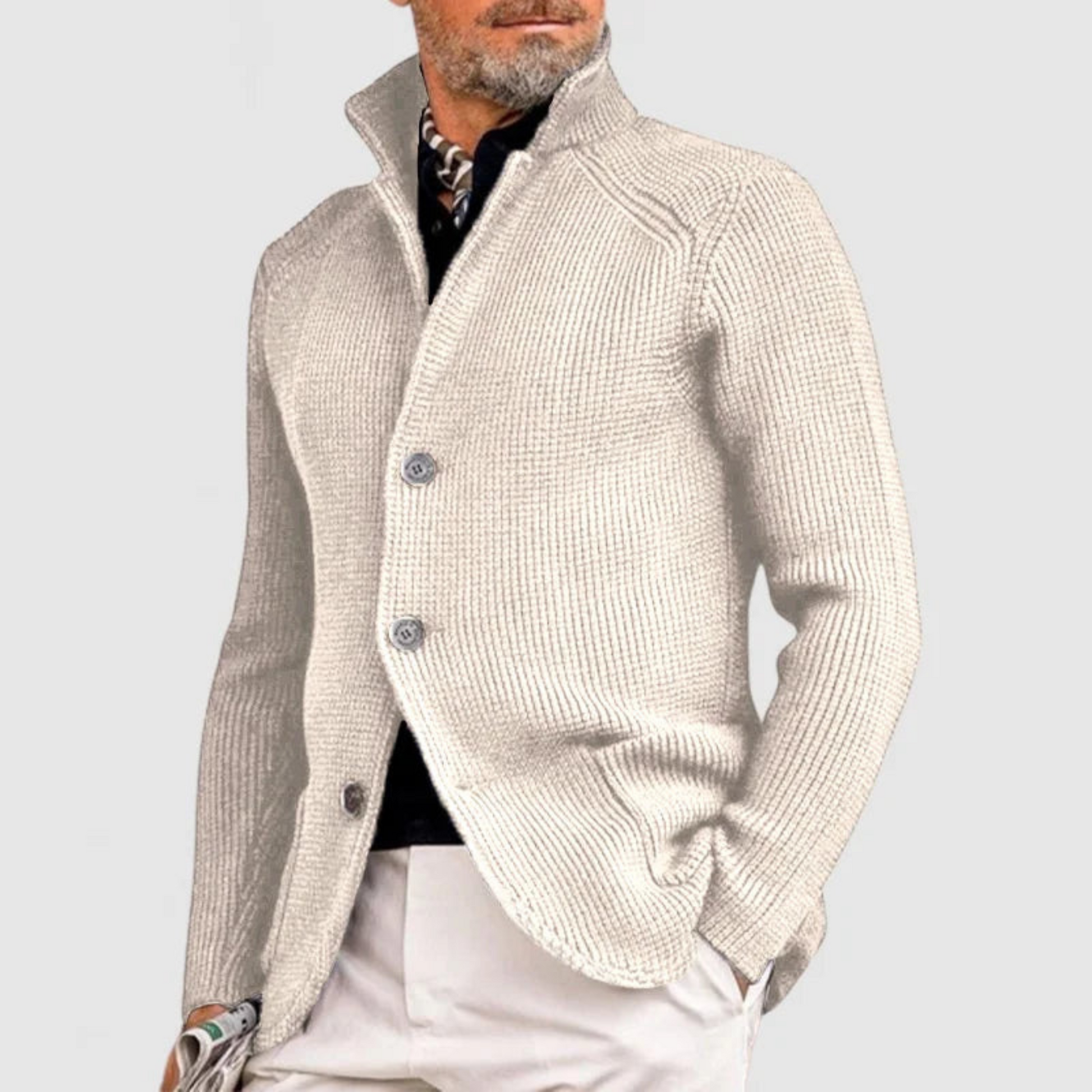 Veste Homme Tricoté Chic et Confortable pour Tous les Jours - LuxeStyle