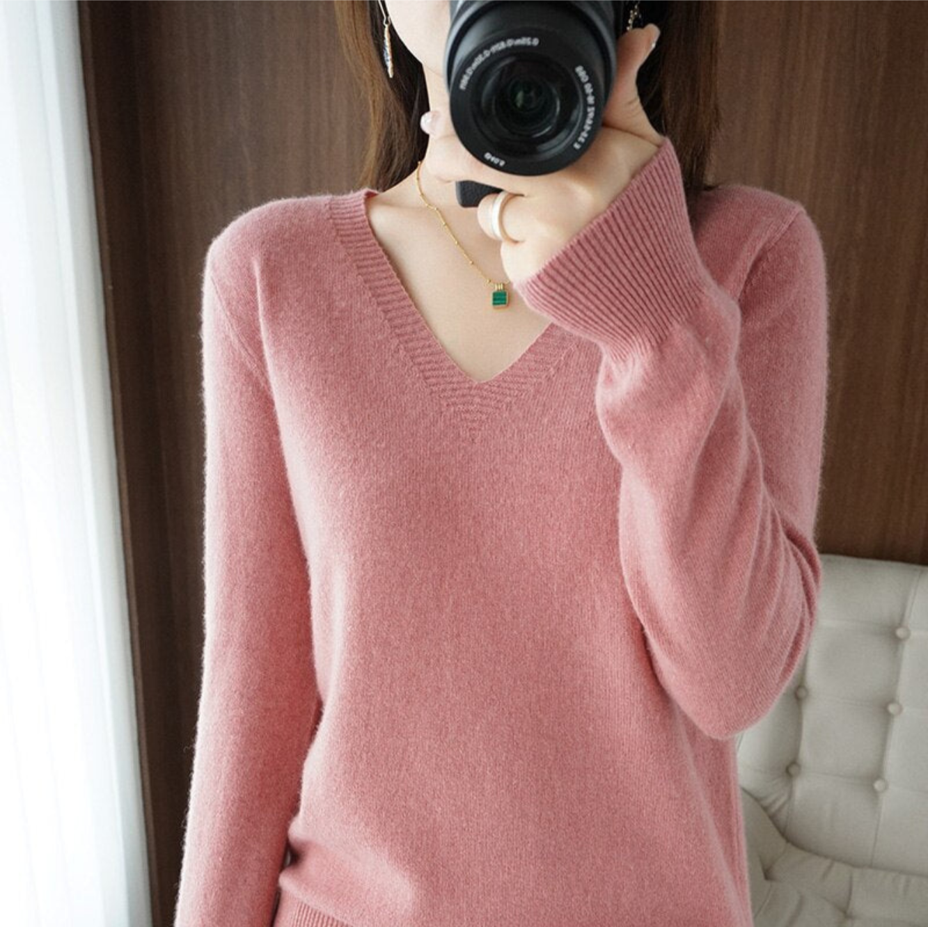 Pull Chic Femme Élégant