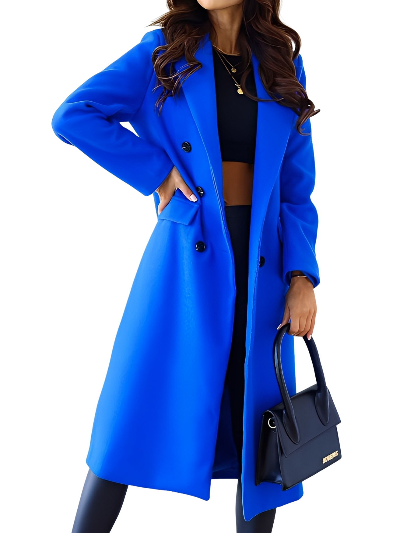 Manteau Femme Élégant Hiver – Veste Chaude et Douce avec Coupe Féminine