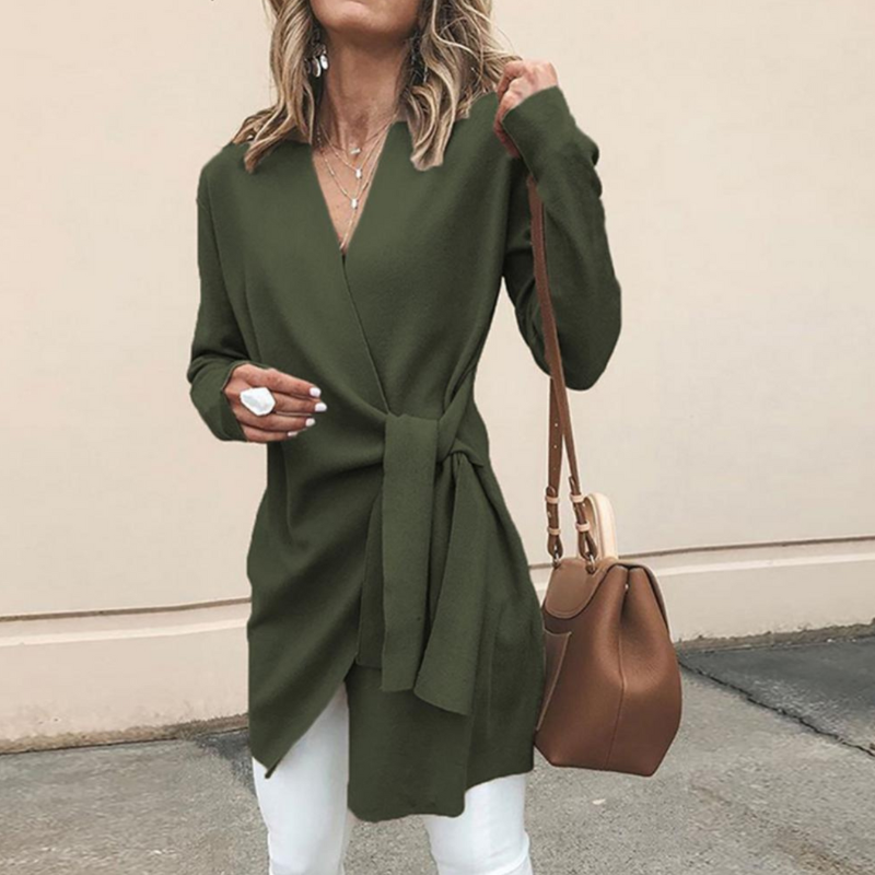 Manteau Élégant Femme Longueur Grande