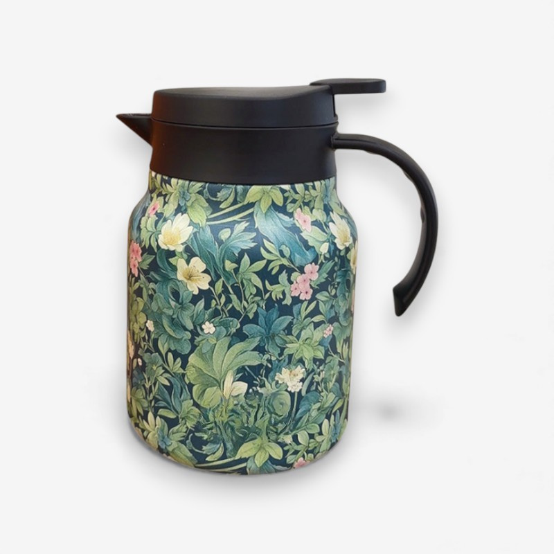 Thermos Thé Jardin Fleuri avec Anse