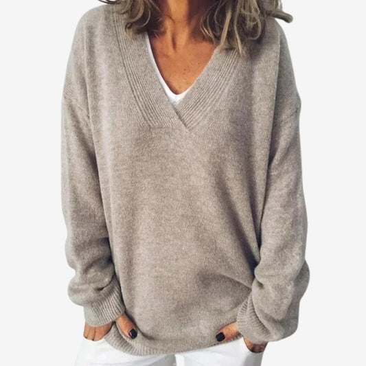 Pull femme confortable à manches longues - LuxeStyle