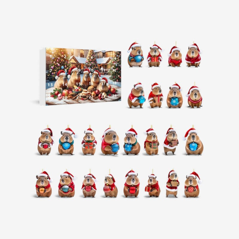 Calendrier de l'Avent Festif Kapibara Jouets Surprises