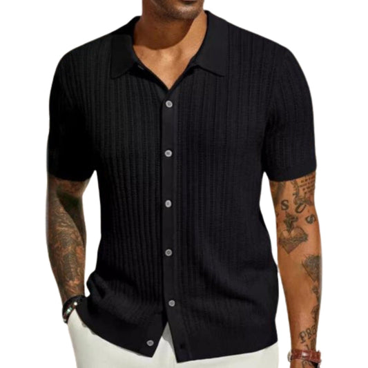 Chemise Homme Classique Col Revers - LuxeStyle