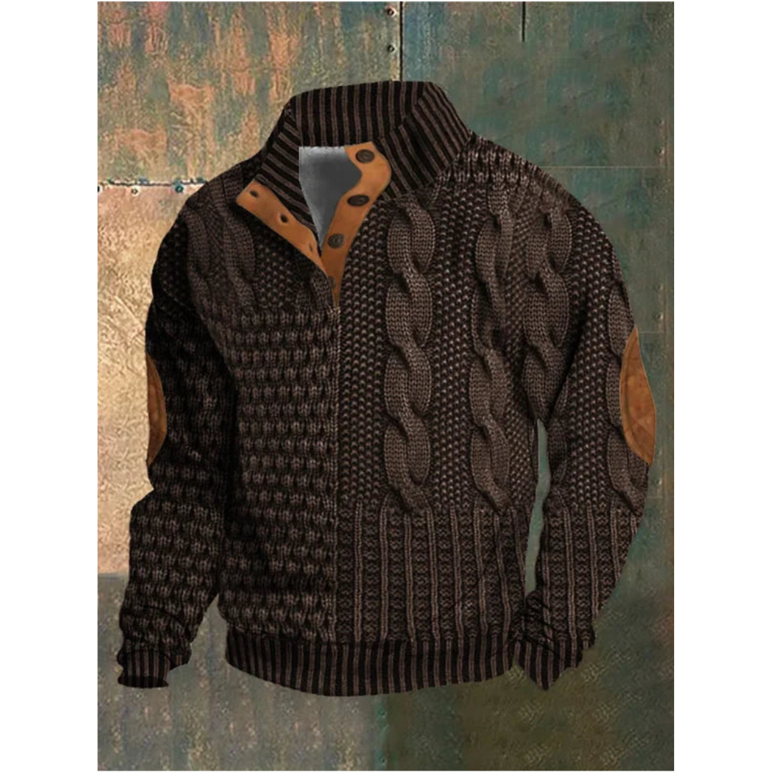 Pull En Laine Douillet Pour Hommes Hiver