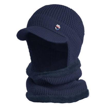 Casquette d'Hiver Douillette avec Cache-Oreilles pour Homme