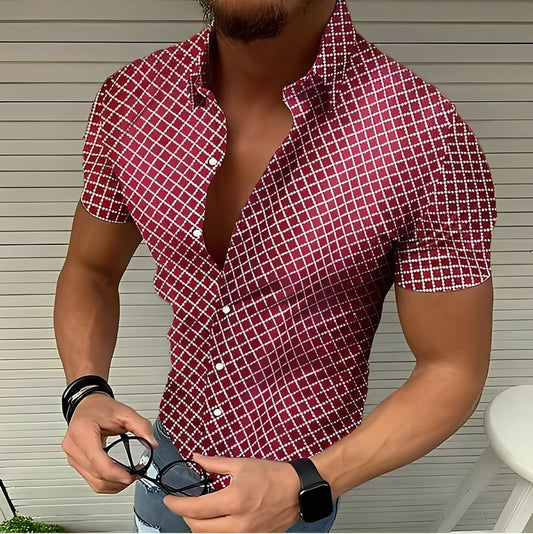 Chemise Homme Élégante Manches Longues pour Travail Quotidien - LuxeStyle
