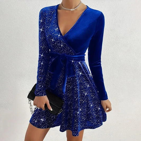 Robe Chic à Manches Longues pour Femme - LuxeStyle