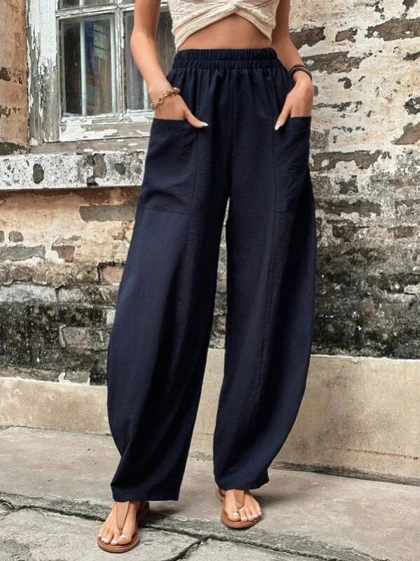 Pantalon Large Décontracté Pour Femmes