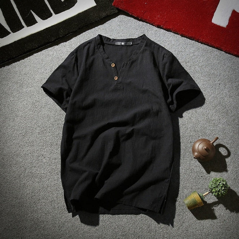 T-shirt Homme Décontracté Manches Courtes Élégant