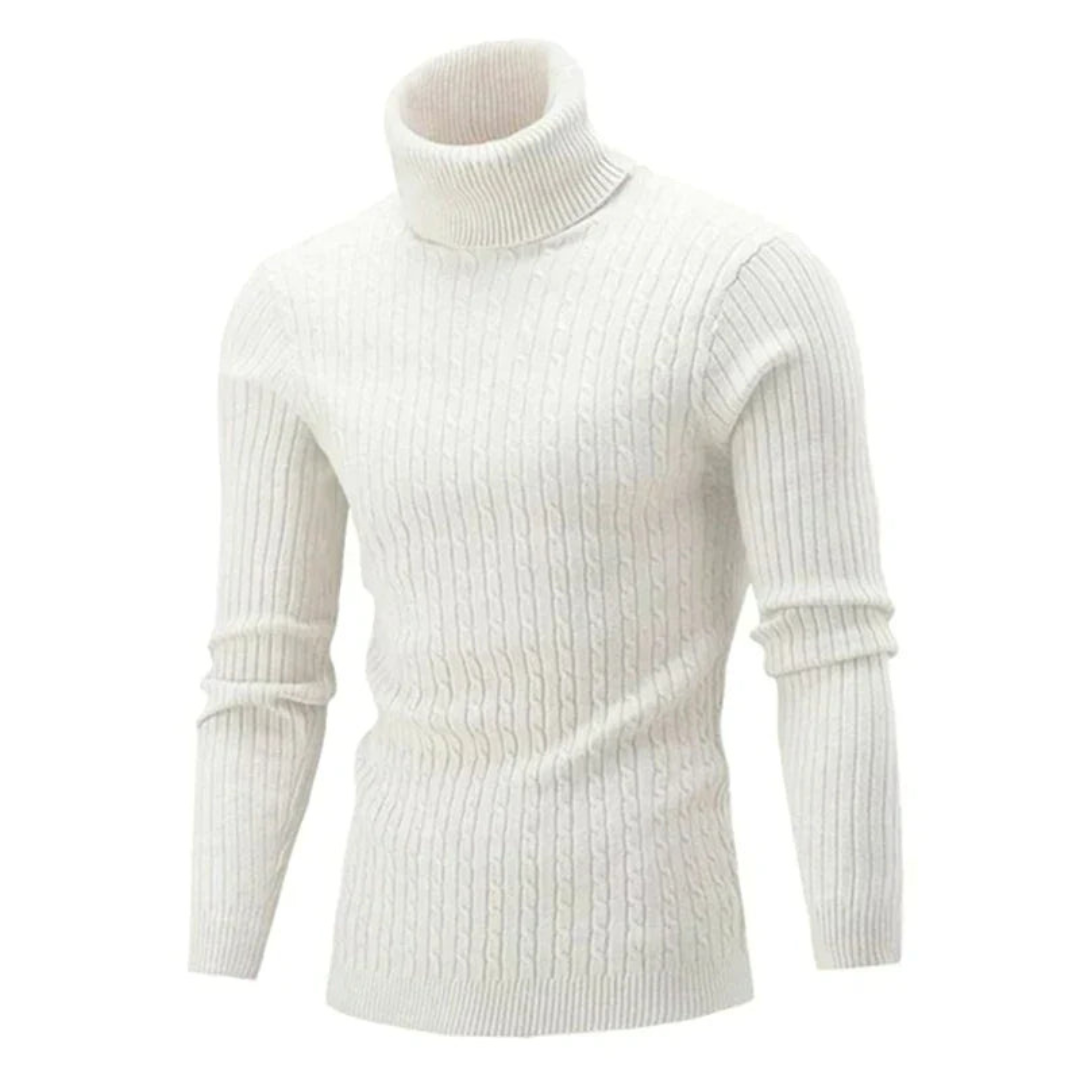 Pull Homme Hiver Chaleureux Col Roulé