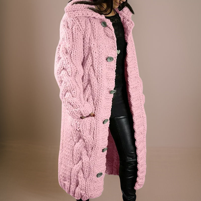 Cardigan Femmes Long et Doux