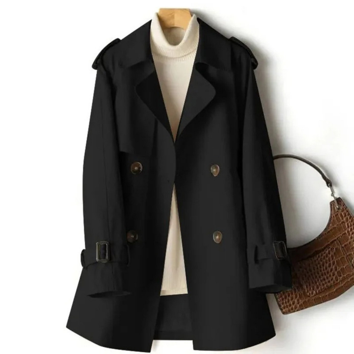 Manteau Femme Trench-Coat Chic et Décontracté - LuxeStyle