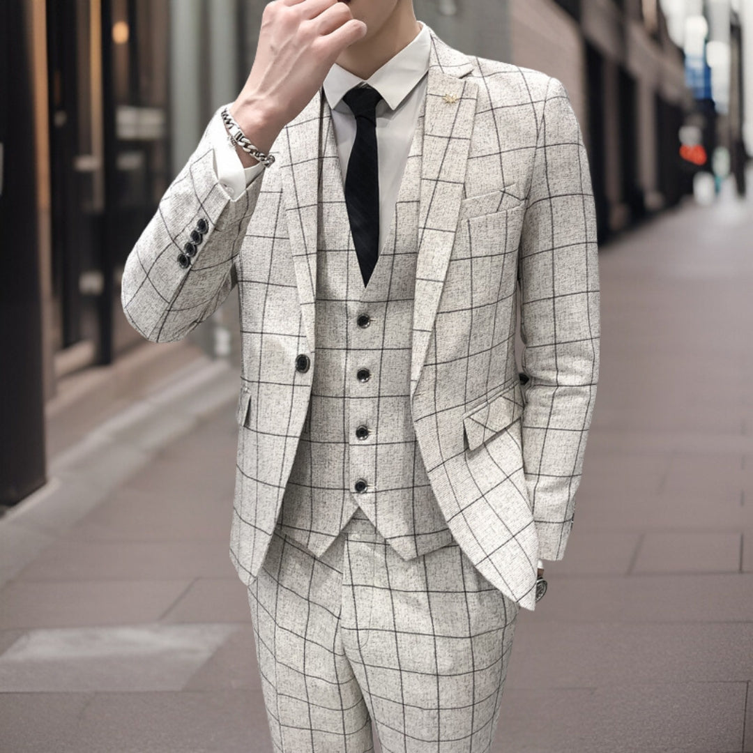 Costume Mariage Homme Élégant 3 Pièces