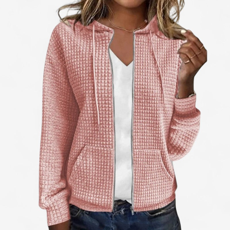 Veste à Capuche Femme Longue Éclair