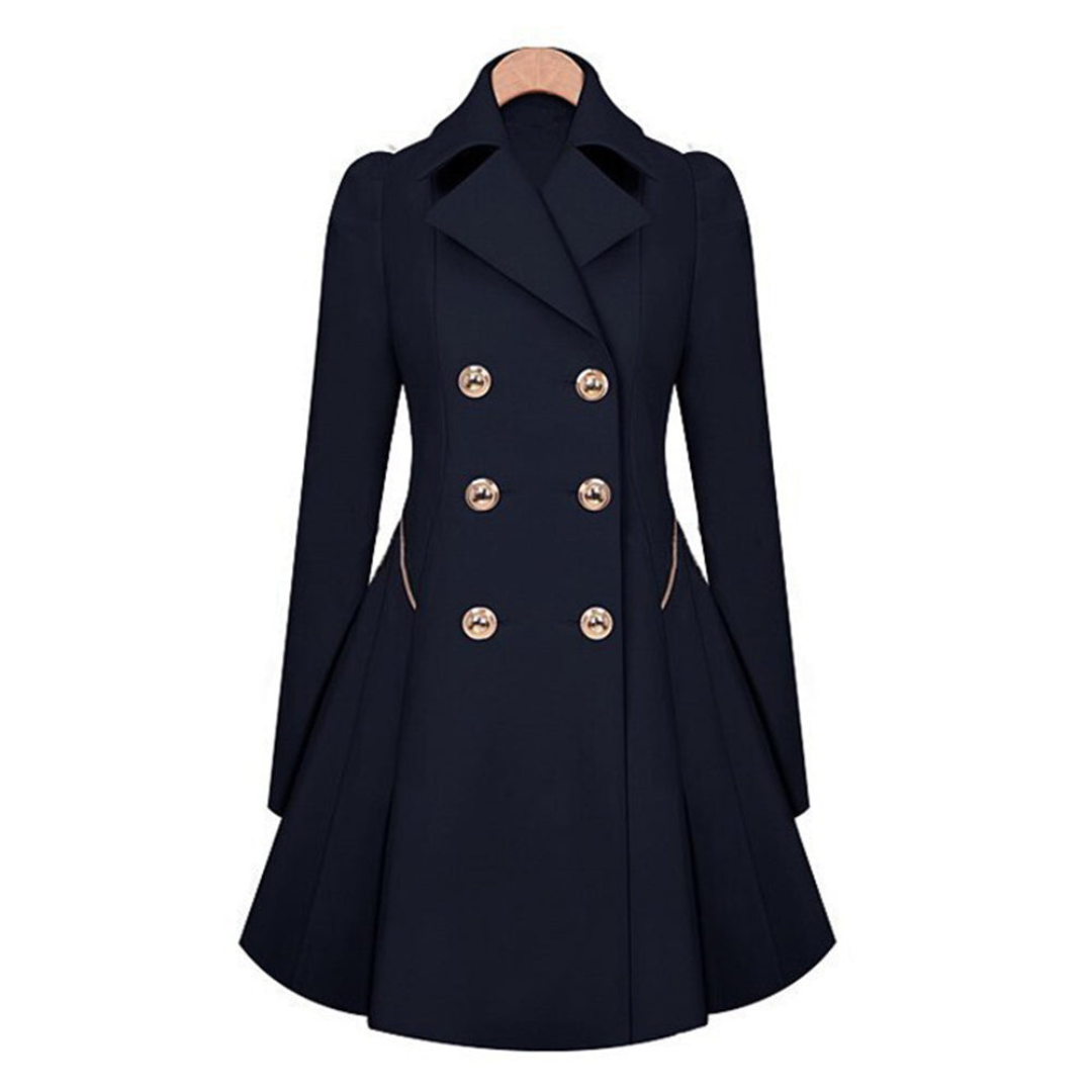 Manteau Long Femme Élégant Imperméable