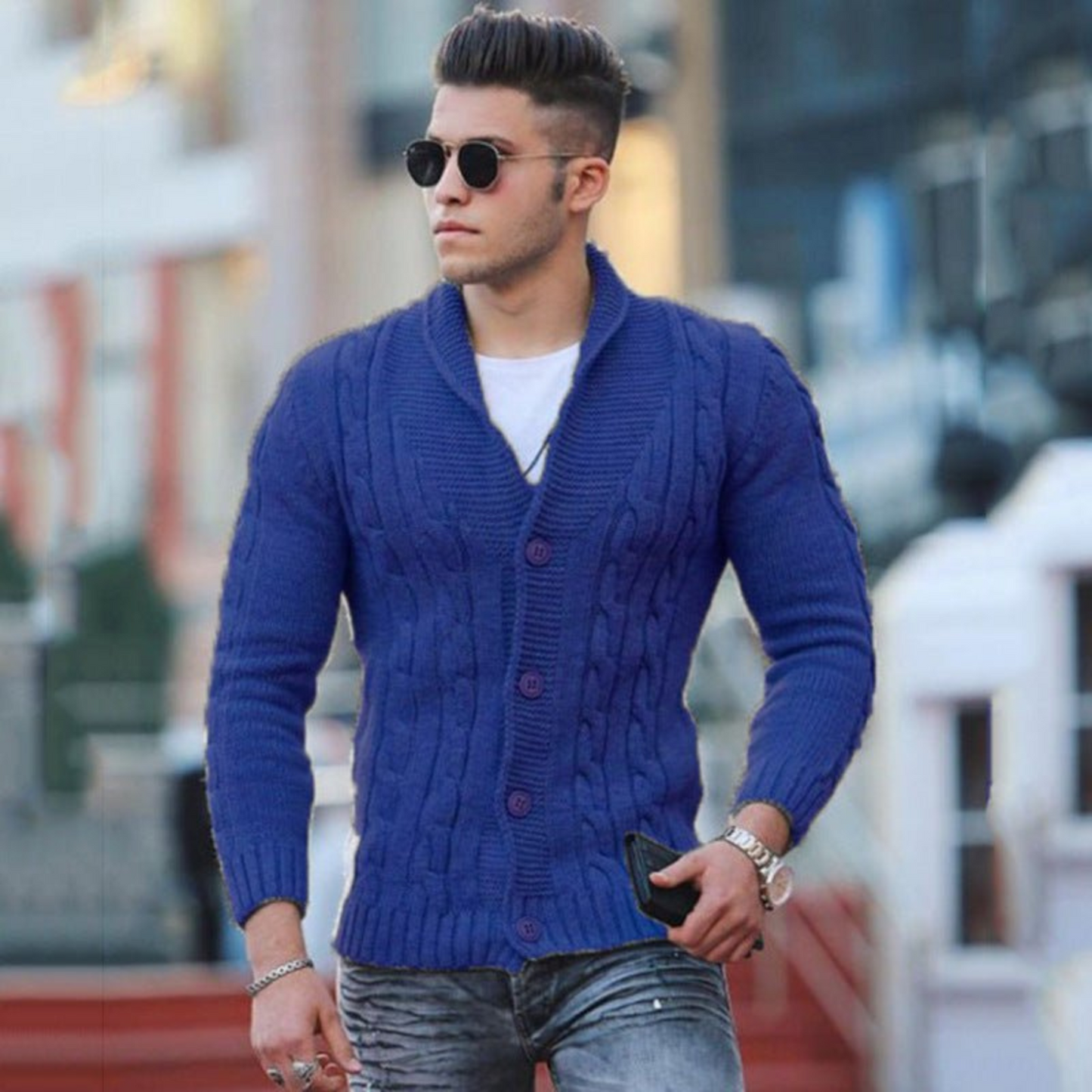 Pull Homme Hiver Élégant