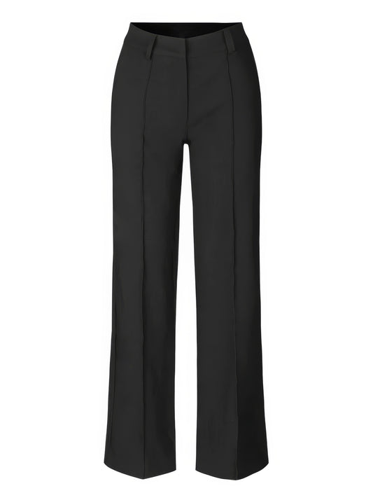 Pantalon décontracté femme avec poches côtés - LuxeStyle