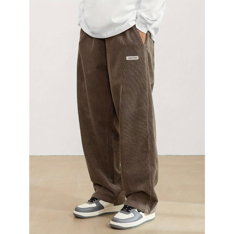 Pantalon Homme Relaxe et Confortable pour Tous les Jours