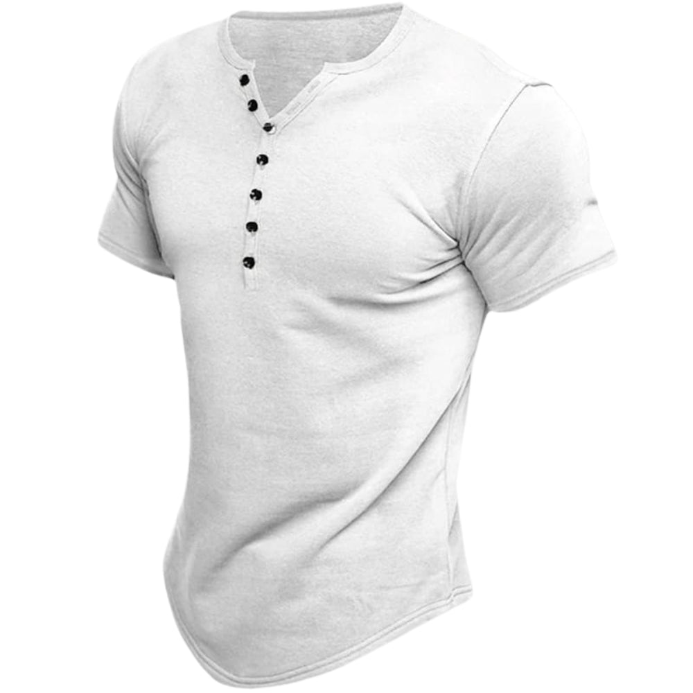 Chemise Homme Décontractée Col Rond