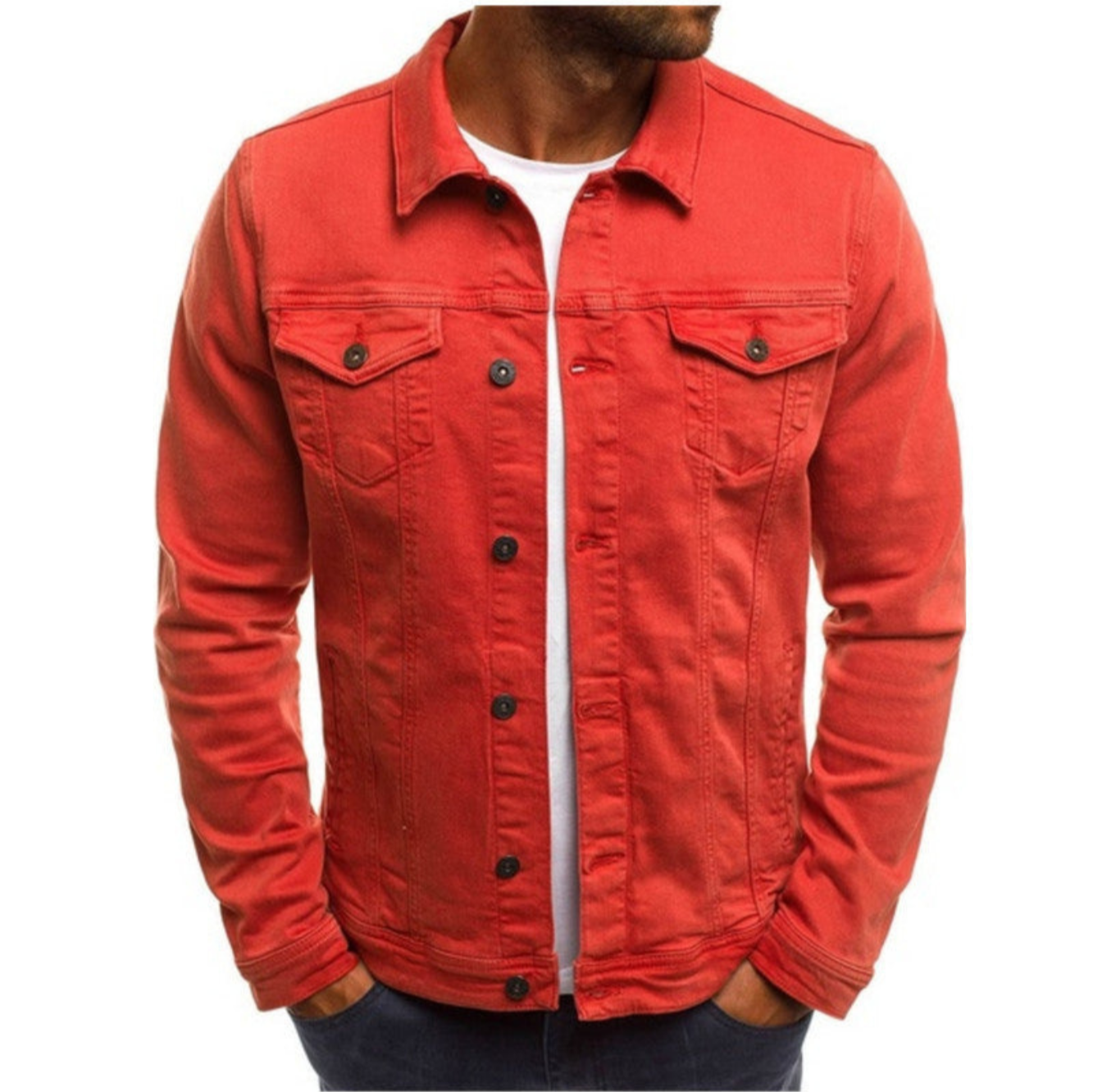 Veste Denim Style Casual Homme