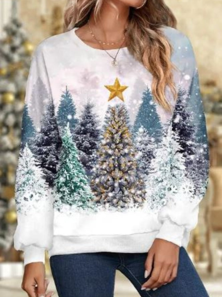 Sweat Chic Manches Longues Imprimé