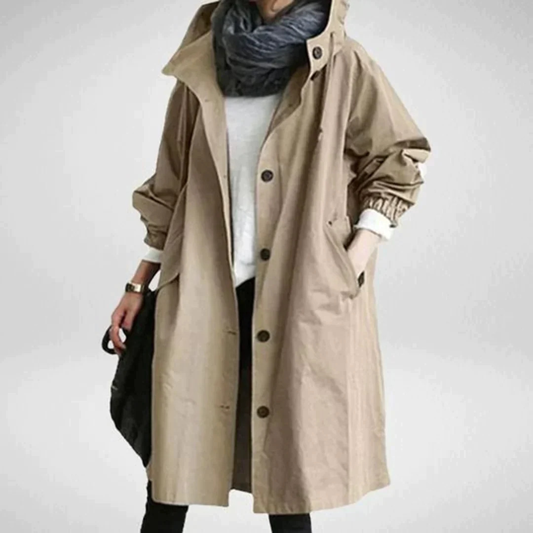 Manteau Imperméable Femme Élégant Long