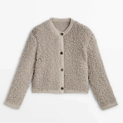 Rosalie | Cardigan Peluche Féminin | Confortable