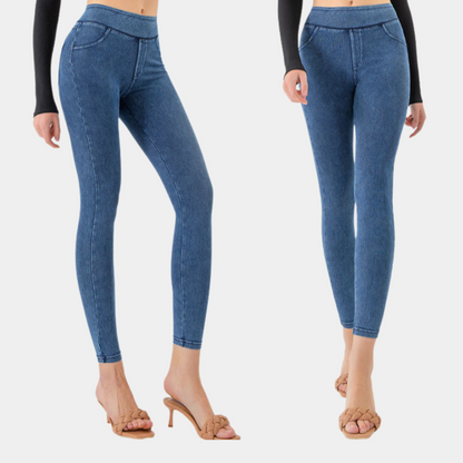 Mira | Collants Jeans Femme Élégants