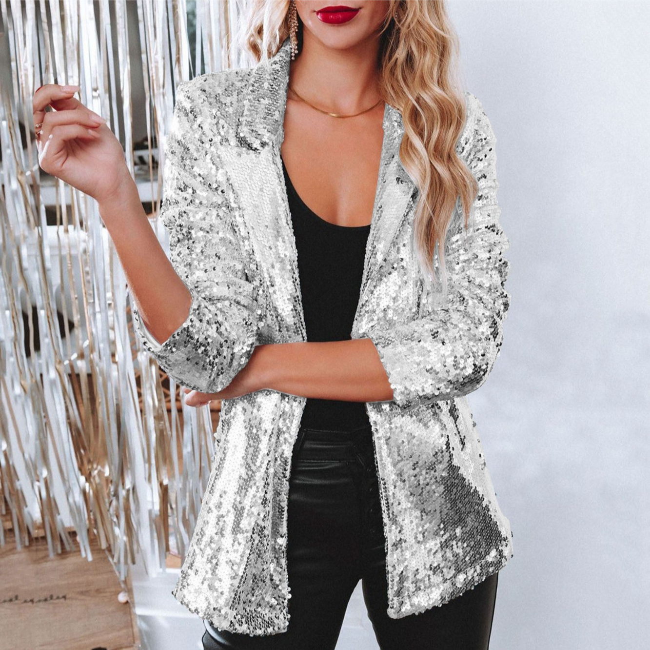 Blazer Féminin Longue Taille