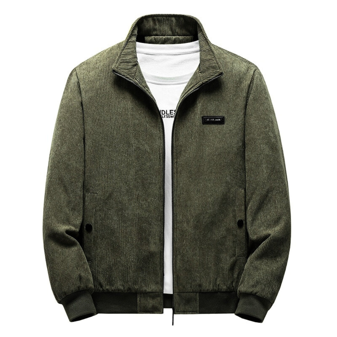 Veste Velours Élégante Homme Vert Foncé - LuxeStyle