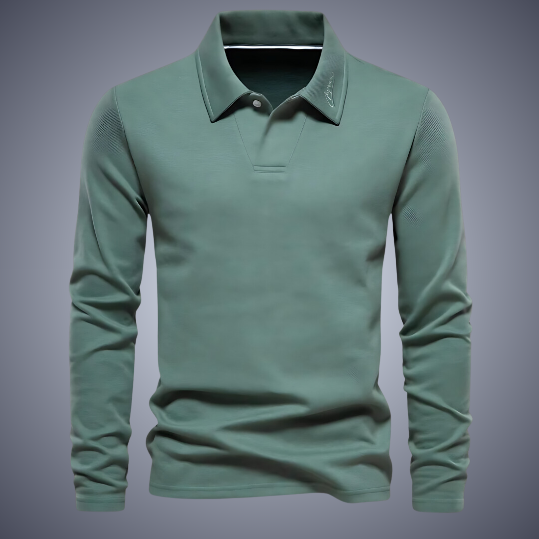 Polo Homme Manches Longues Marine