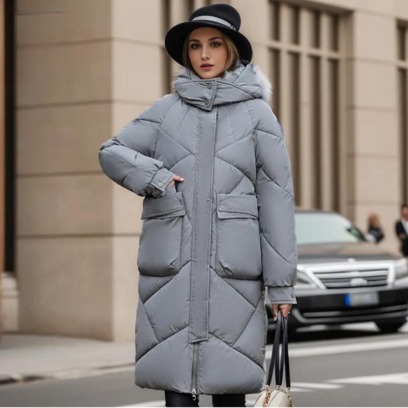 Veste Longue Femme Hiver Douillette