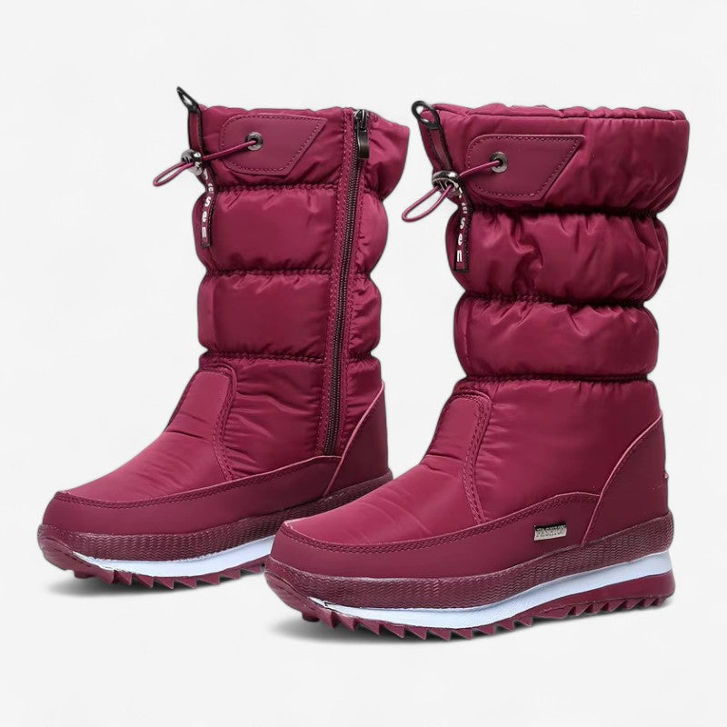 Bottes mi-mollet Polaires doublées et Éclair rapides