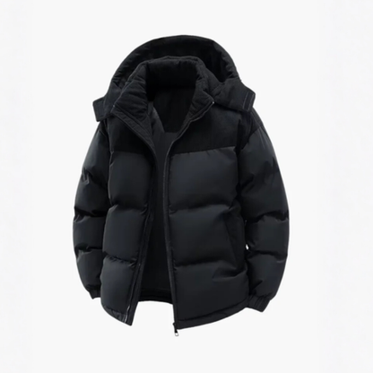 Veste hivernale pour homme à capuche polaire
