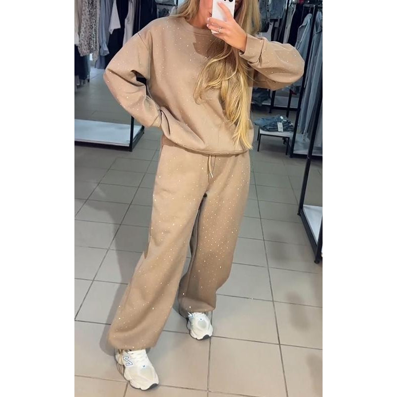 Sophia - Ensemble Décontracté Chic avec Sweat à Capuche et Pantalon Comfort
