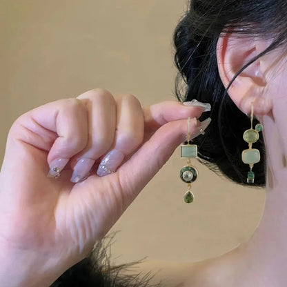Boucles d'oreilles élégantes à plusieurs niveaux