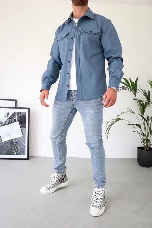 Chemise Homme Détendue Élégante
