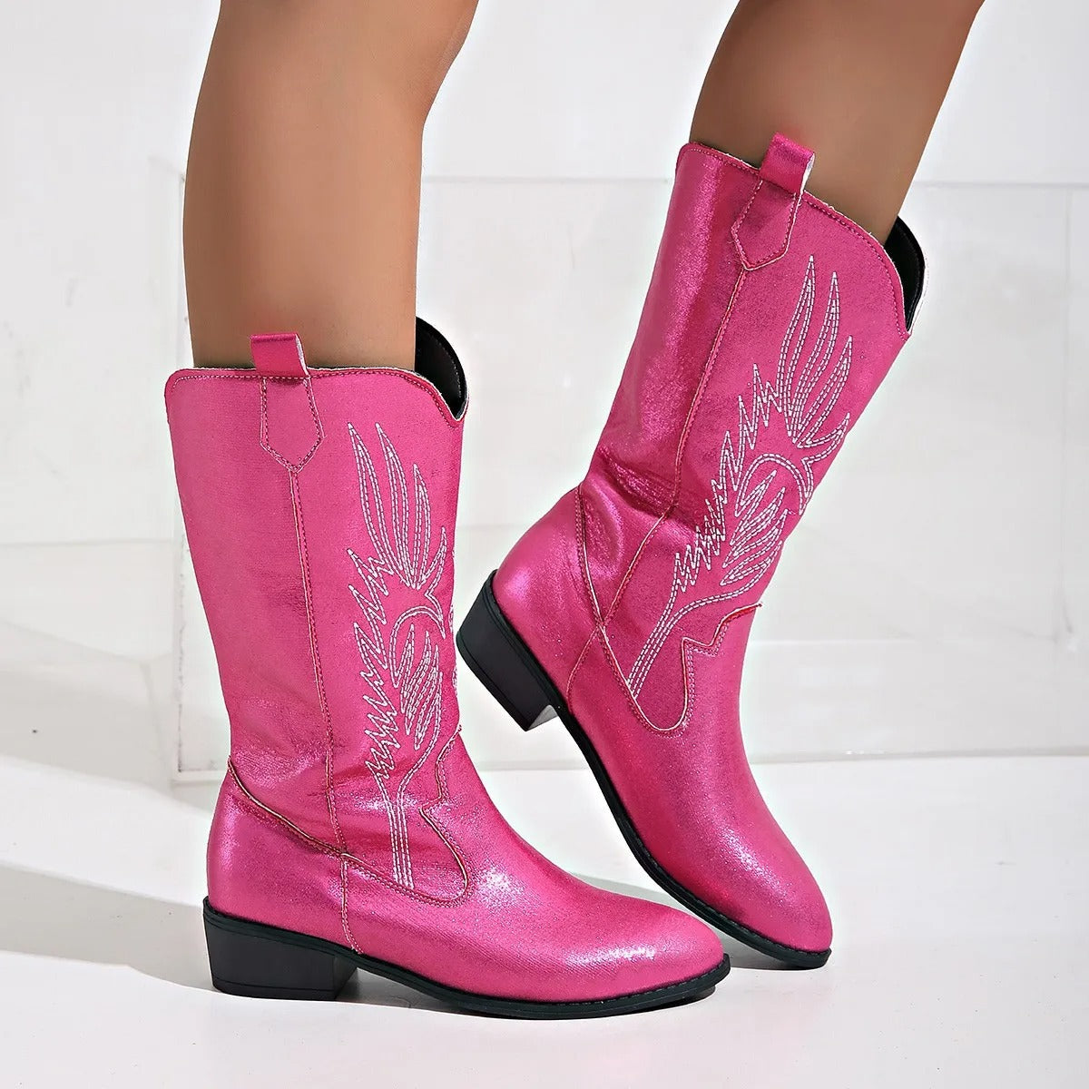 Mia – Bottes de cowboy chic détendues pour femme