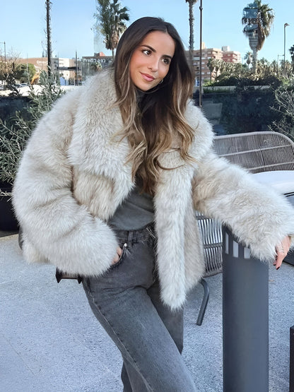 Veste en fausse fourrure chic et confortable - LuxeStyle
