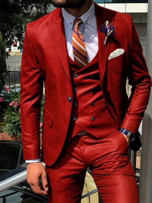 Costume Mariage Homme Élégant Tailleur Noir