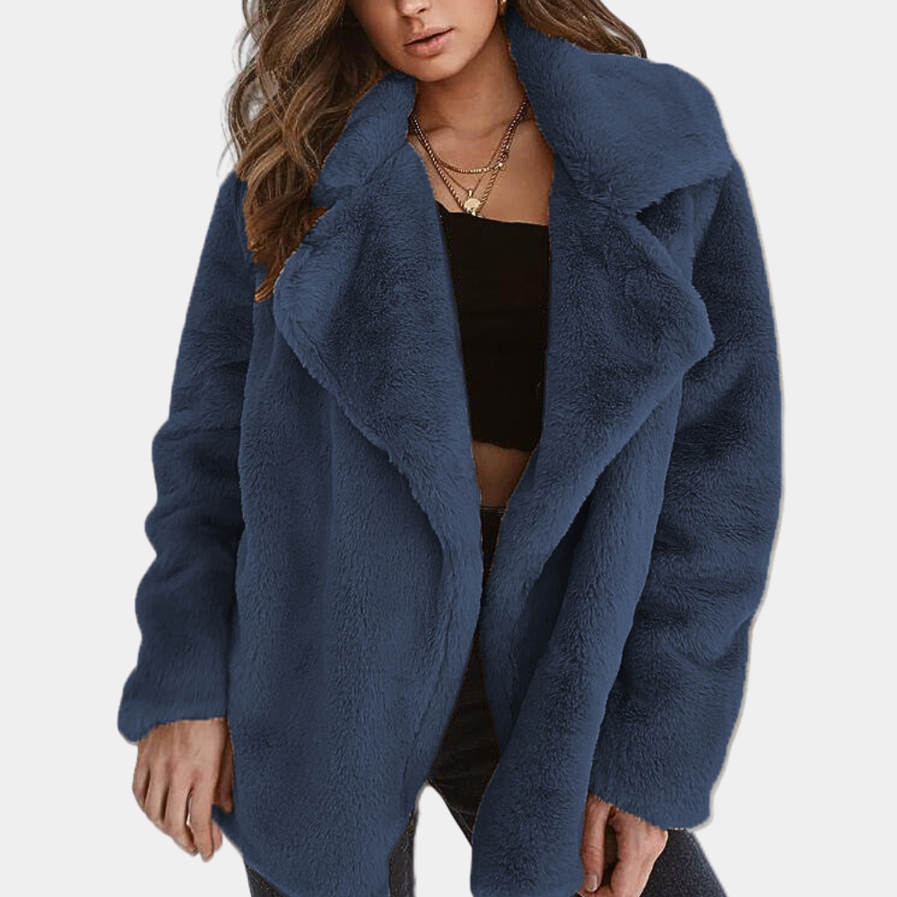 Manteau Grande Taille Détendu pour Femme | Parfait pour Automne Hiver - LuxeStyle
